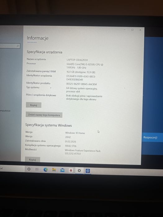 Sprawny laptop Asus Vivobook S grafitowy