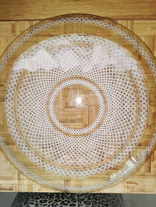 Koronkowy talerz/patera