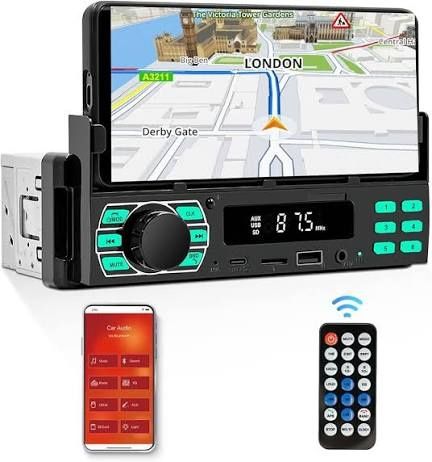 Auto radio Bluetooth c/suporte