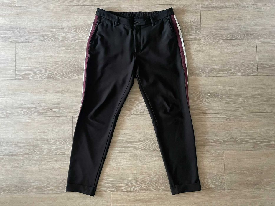 Spodnie materiałowe Zara EUR 44 USA 34 z lampasami