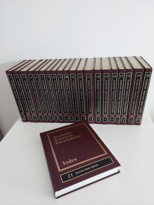 Academic American Encyclopedia 1984, conjunto de 21 volumes