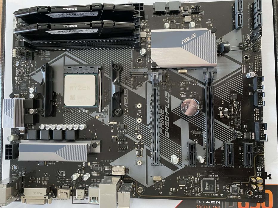 Asus prime b450-Plus, ryzen 5600, ripjaws 32gb cl14, obudowa