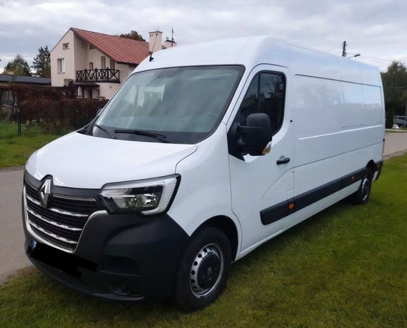 Wynajem lub wypożyczenie auta dostawczego busa Renault Master  L3H2