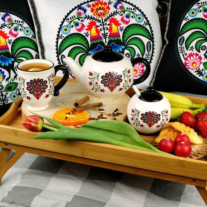 Kubek Folk Z Motywem Góralskiej Parzenicy. Kubek Góralski
