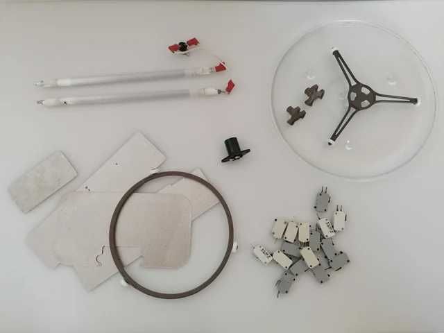 PEÇAS Microondas - Magnetron Motor Condensador Switch Díodo Lâmpada