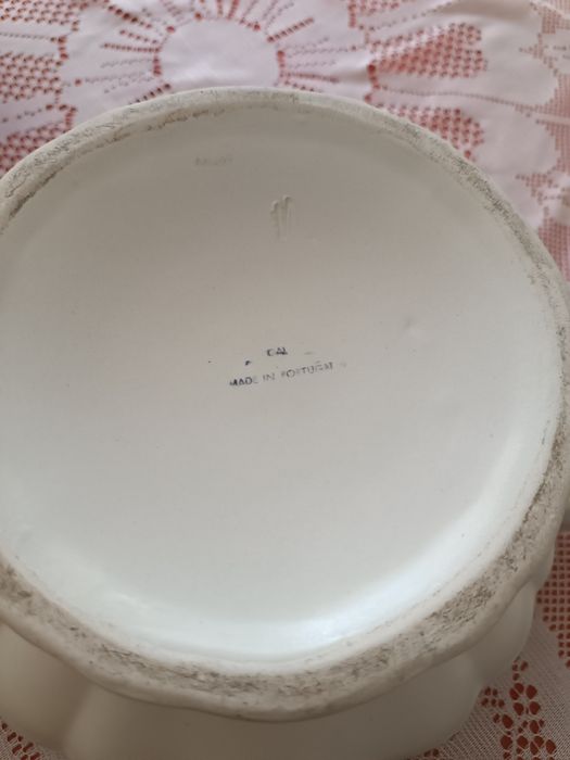 Terrina branca vintage
