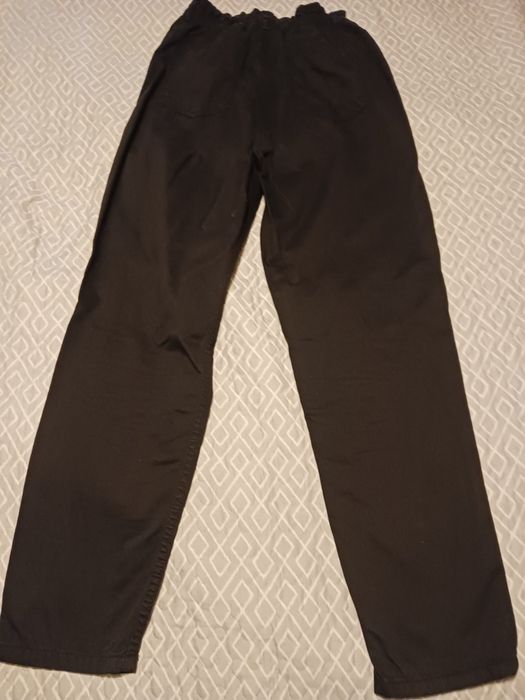 Calças pretas 100% algodão