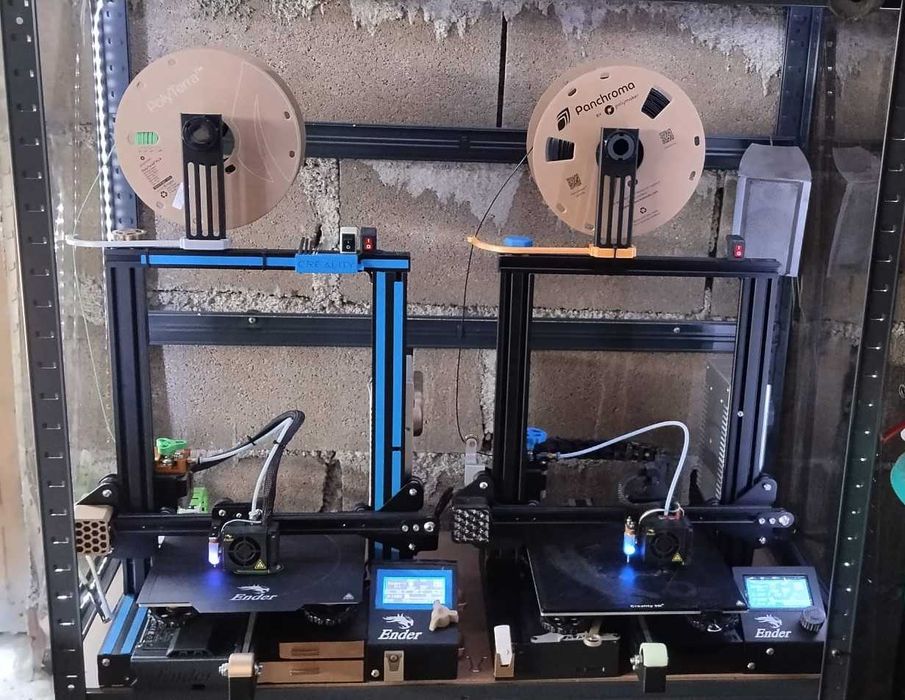 Duas Ender 3 Pro com upgrades