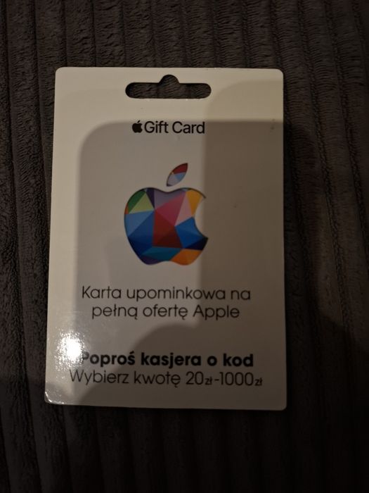 Gift card apple 100zl