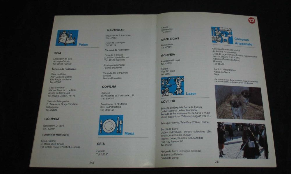 Livro Beira Alta Mobil nos caminhos de Portugal 1987
