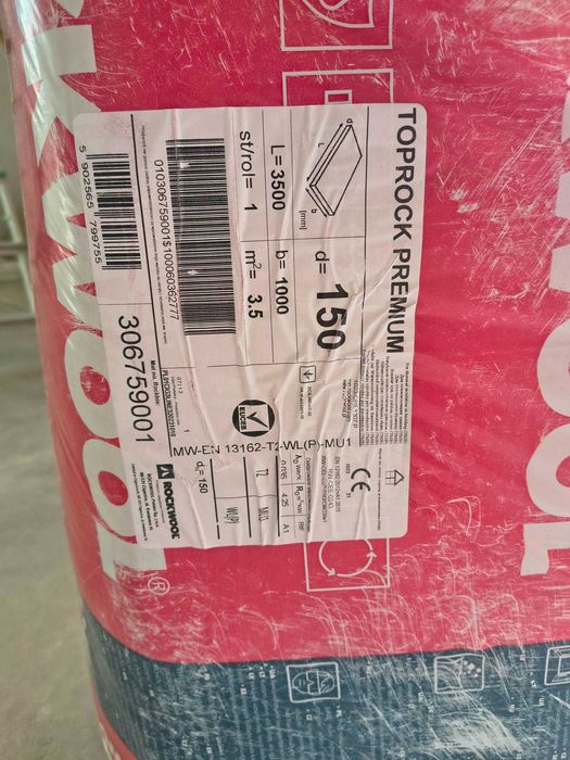 Wełna Rockwool 15 cm toprock premium