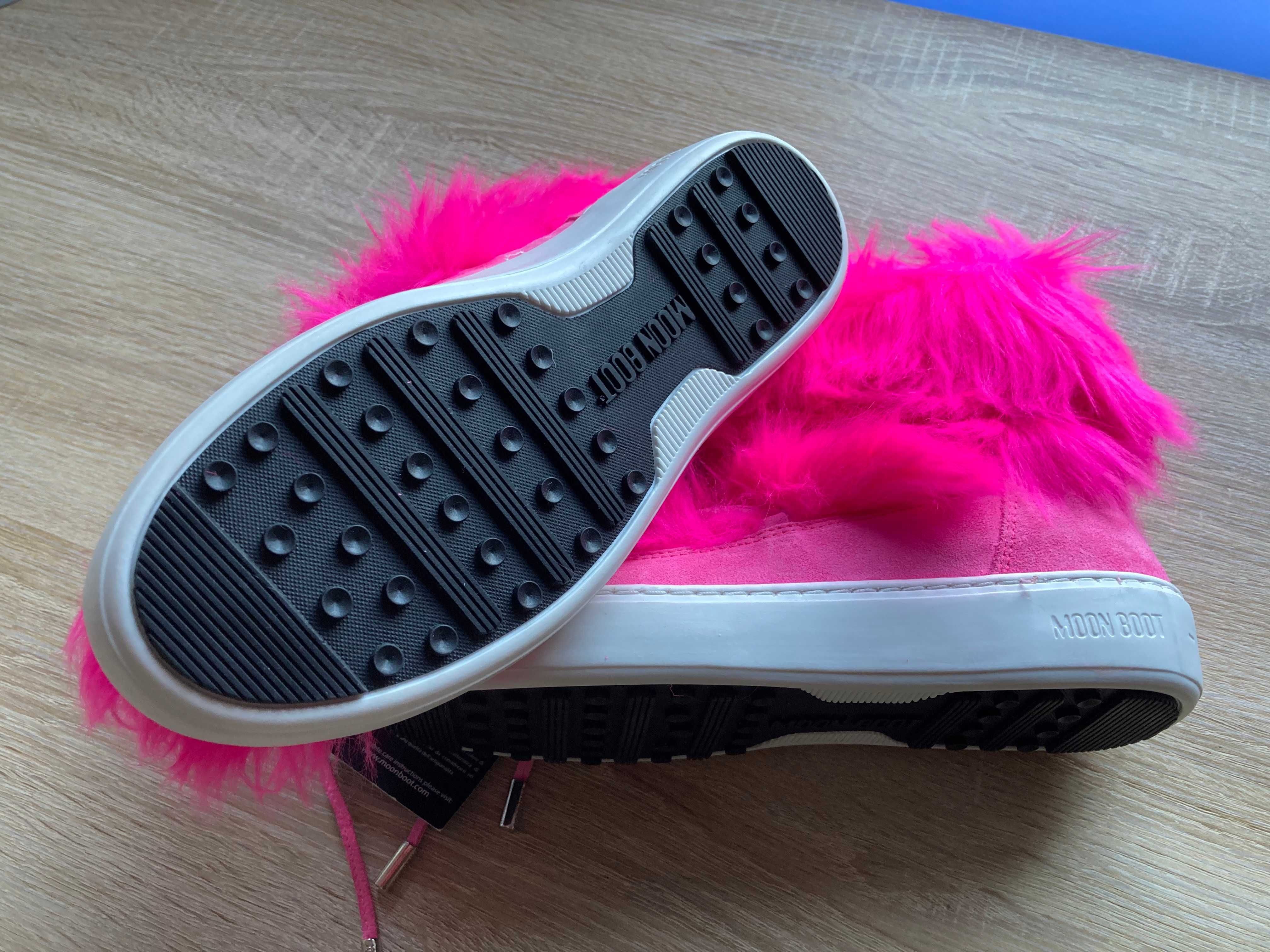 Ro owe Botki MOON BOOT rozmiar 38 Gda sk Wrzeszcz OLX.pl