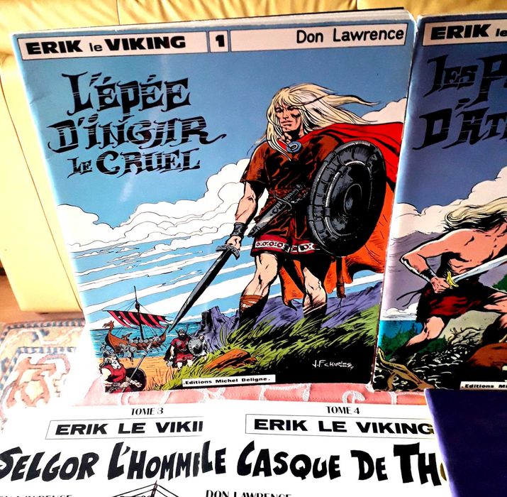 RARO - BD - Erik, le Viking de Don Lawrence (Edição em francês)