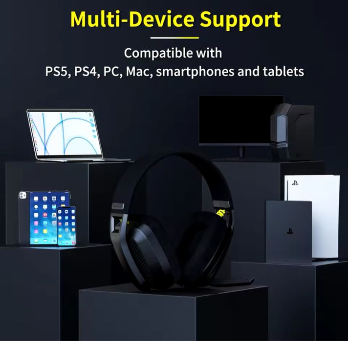 Ігрові Бездротові Навушники BINNUNE 2,4 ГГц bw06 з мікрофоном