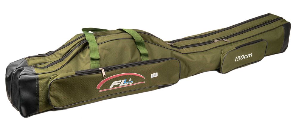 Pokrowiec wędkarski FL  wzmacniany 2 komory 150 cm