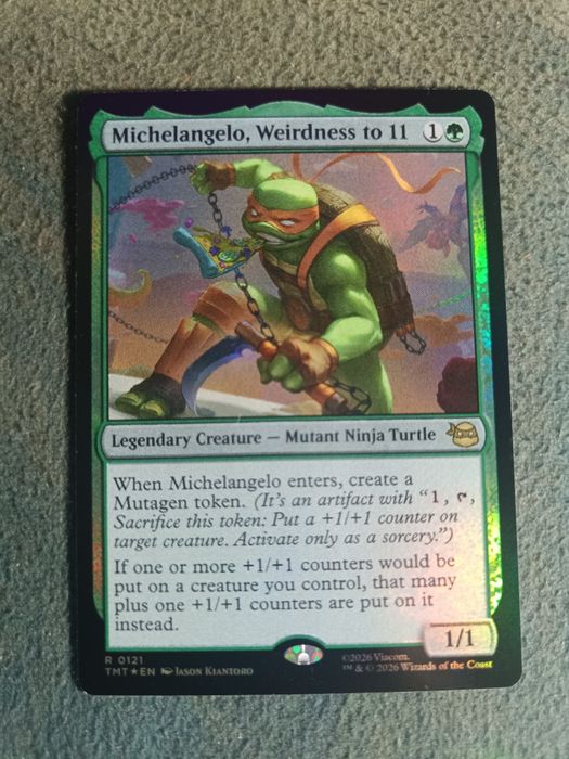 Michelangelo, Weirdness to 11 Foil