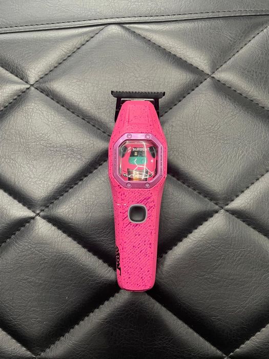 Máquina de acabamento Supreent rosa