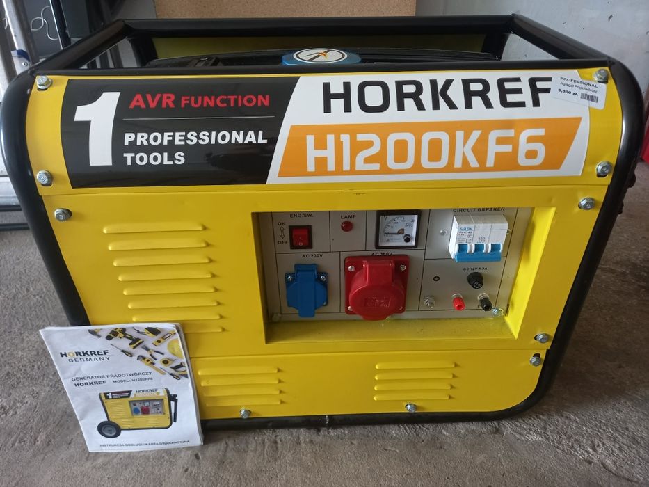 Agregat prądotwórczy HORKREF H1200KF6 – Nowy!