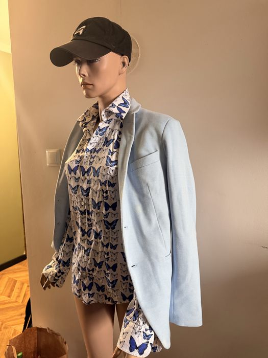 Blekitna marynarka Zara rozmiar 38