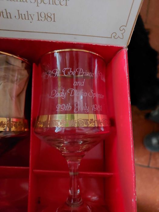 Pamiątkowy zestaw; księżna Diana książe walii 1981r