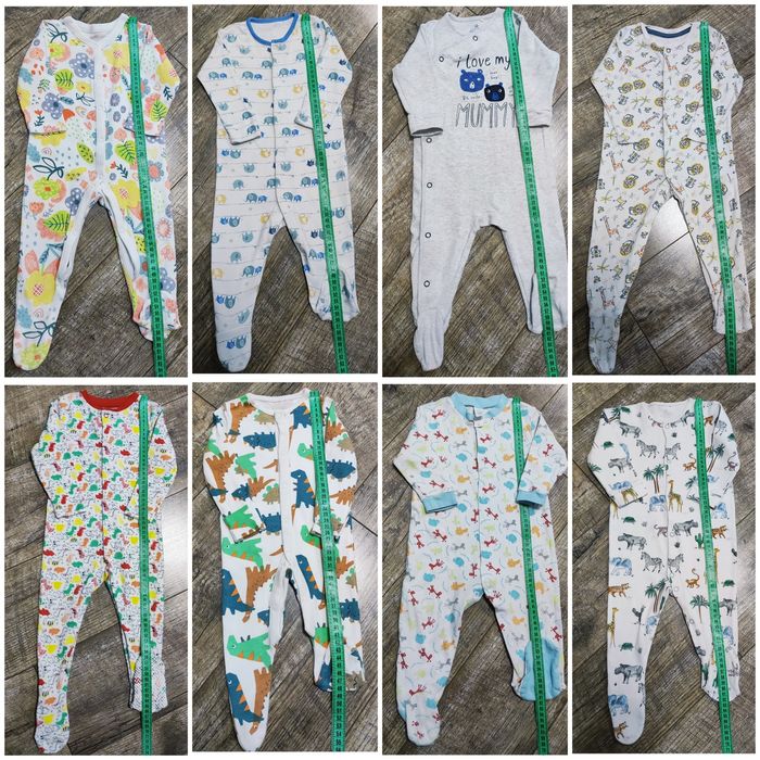 Чоловічки, сліпи M&S, F&F, Next, TU, р. 3-24міс., 62-92