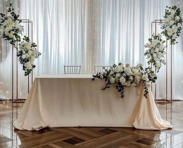 фотозона весільна арка стіл наречених президіум оформлення весілля