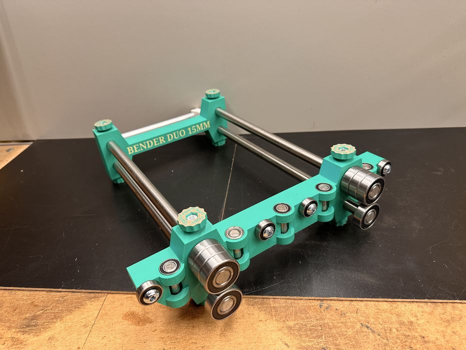 DuoBender 15mm podwójny zaginarka rolkowa urządzenie dekarskie NFC