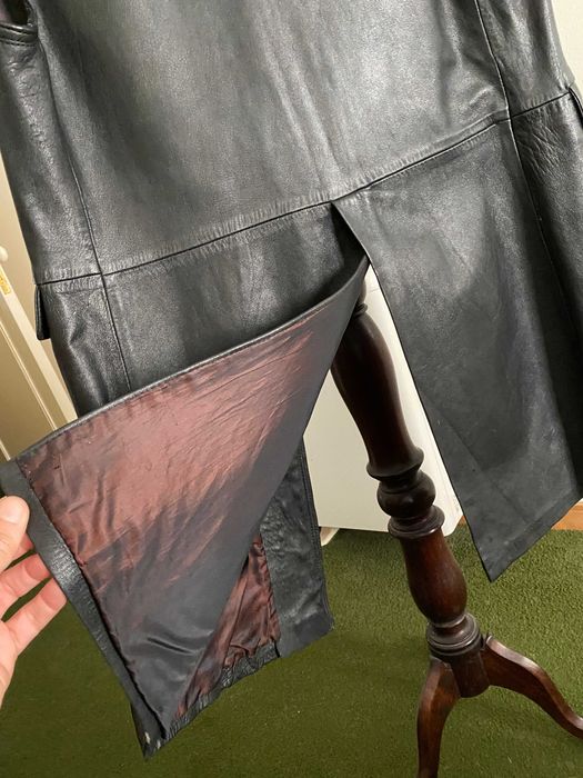 Colete em couro preto