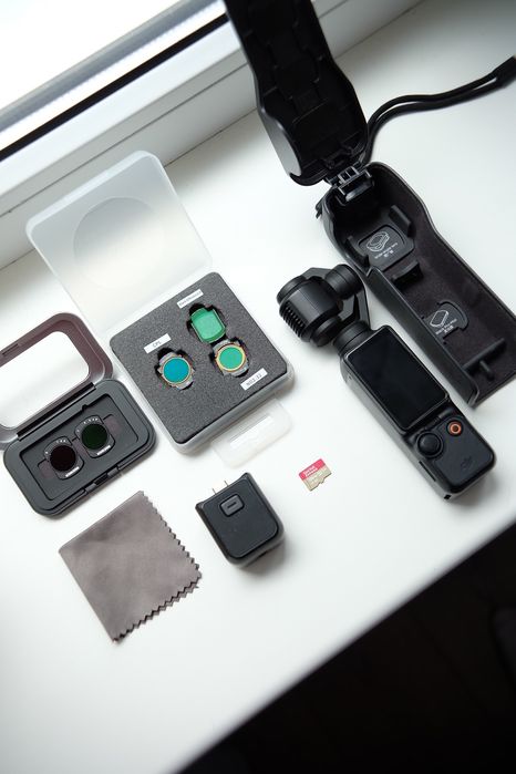 Комплект DJI Osmo Pocket 3 + топові фільтри (CPL, ND, Mist) + SanDisk 128GB