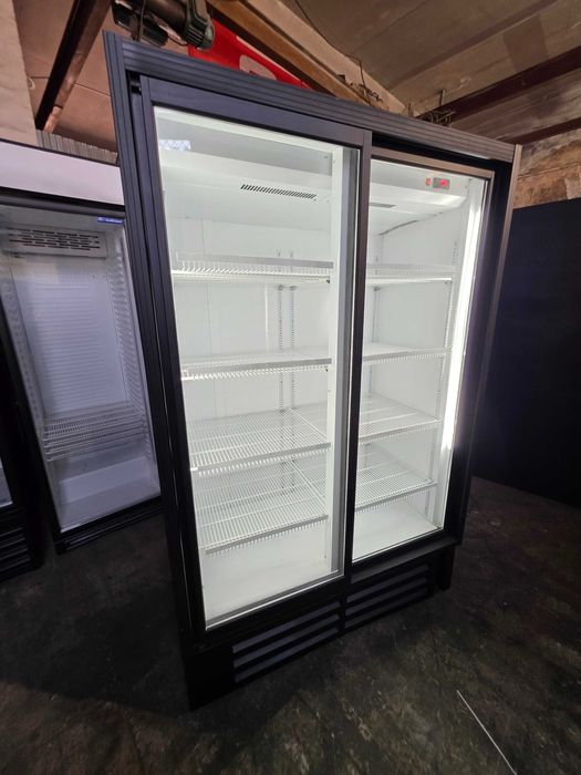 Холодильна шафа вітрина Inter 1200 Чорний, Гарантія.Сервіс з виїздом!