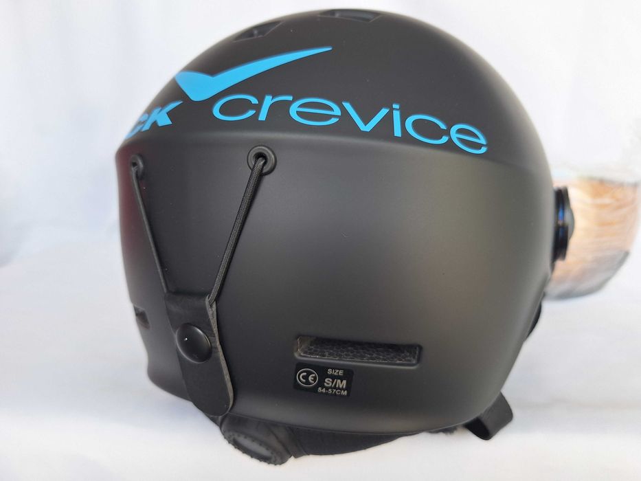 Kask narciarski Black Crevice Saalbach Matt Black Blue M 54-57cm