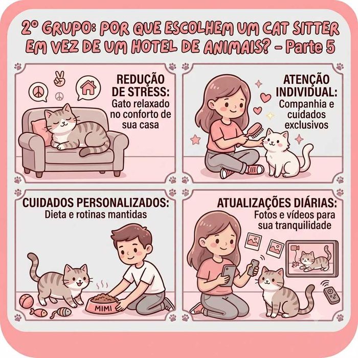Gatil, Cat Sitter, ama de gatos, nanny of cats