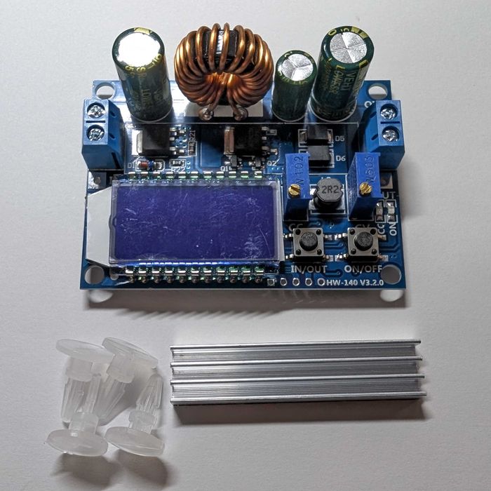 DC-DC контроллер 5.5-30В повышает и понижает, 4А/35Вт, защита от КЗ