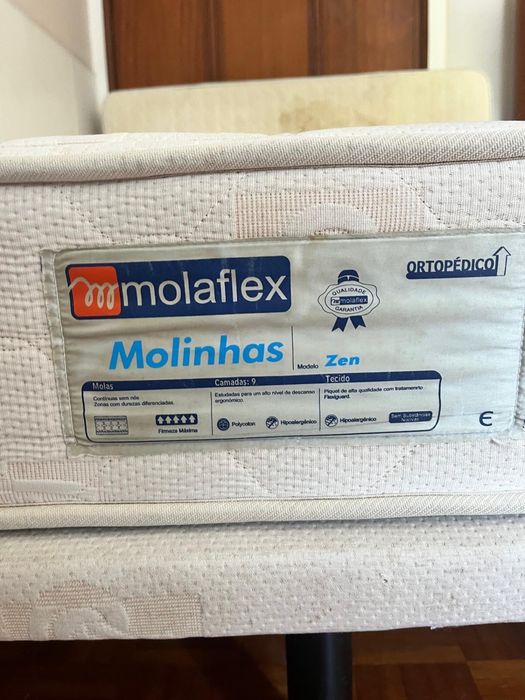 Cama molaflex com colchao 0.95/1.90