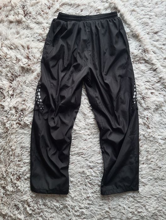 Męskie spodnie ocieplane, ortalionowe