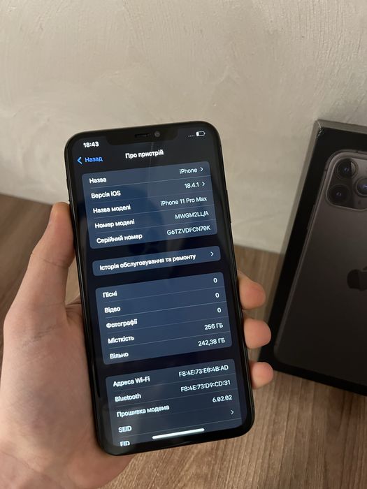 Iphone 11 pro max 256gb 100%