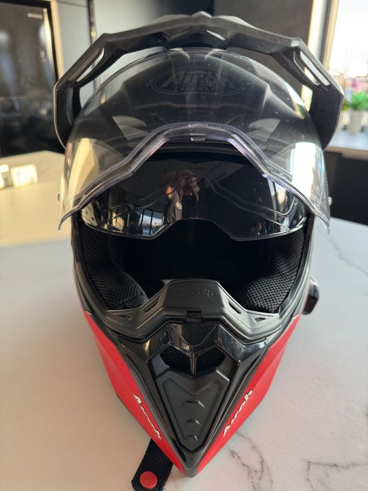 Kask Airoh Commander ADV + interkom roz. M