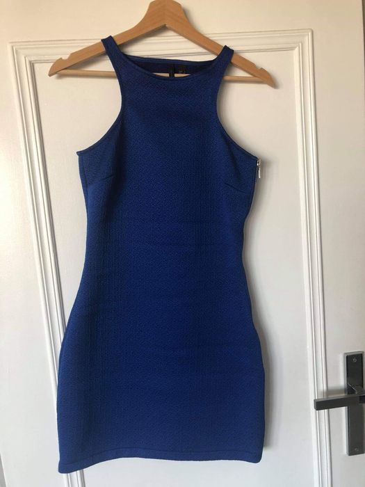 Sukienka mango 36 niebieska