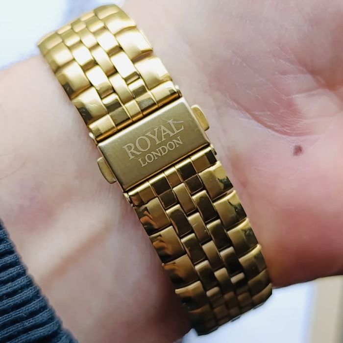 Часы книсекс мужские женские royal london gold винтаж
