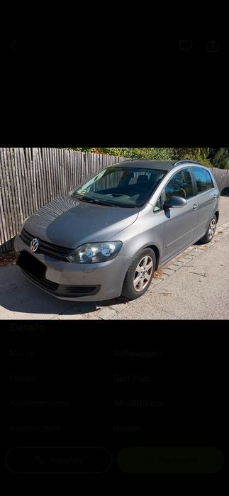 Golf PLUS VI 1.6mpi Germania