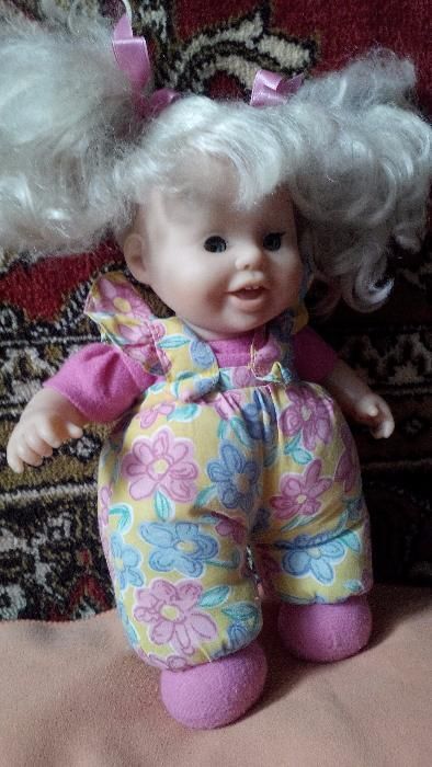 мягкая кукла Max Zapf, зубастенькая с хвостиками, 30 см