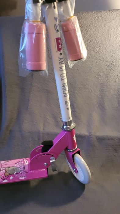 Hulajnoga Barbie 2 kołowa składana-różowa Stamp