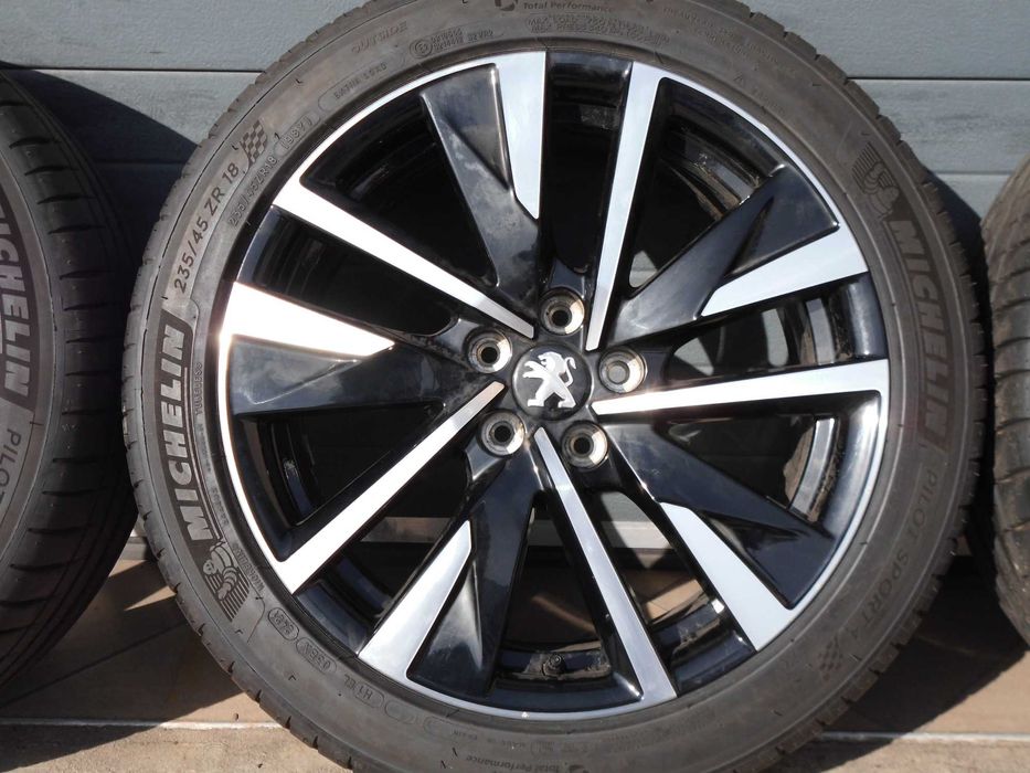 ! Koła letnie aluminiowe 18 5X108 Oryg Peugeot 508 II
