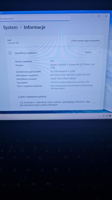 Laptop DELL 14" odnowiony