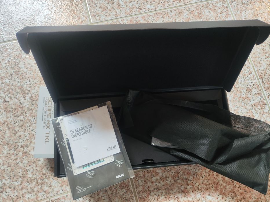 Teclado Gaming Asus TKL Moonlight White Espanhol COM GARANTIA