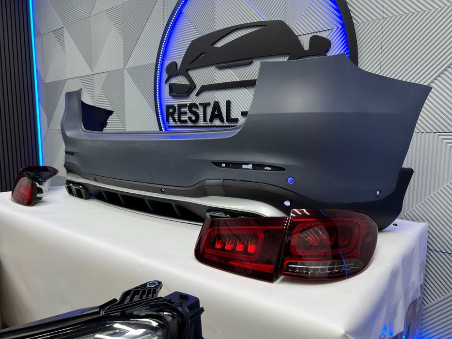 Рестайлинг обвес GLC63 AMG на Mercedes GLC W253 X253 Фары Обвес