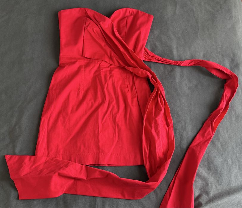 Seksowna czerwona mini rozmiar S