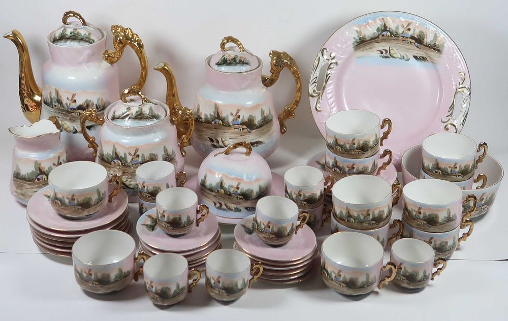 Serviço de Chá e Café - Grandela / Vista Alegre Séc. XIX / XX; CADA