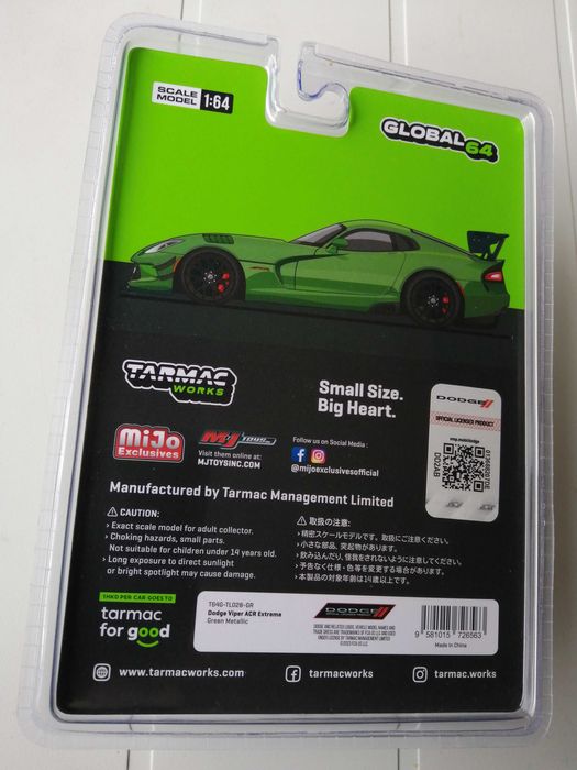 Tarmac Dodge Viper edição limitada