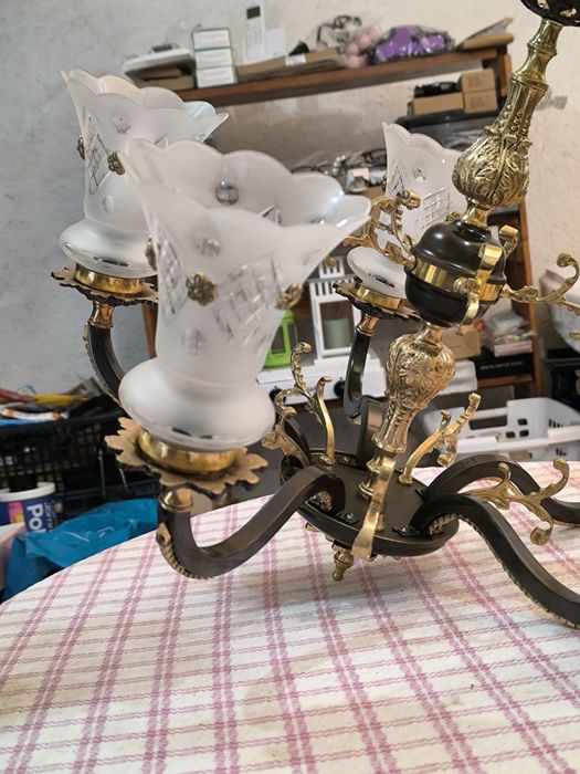 Candeeiro de tecto vintage (restaurado)